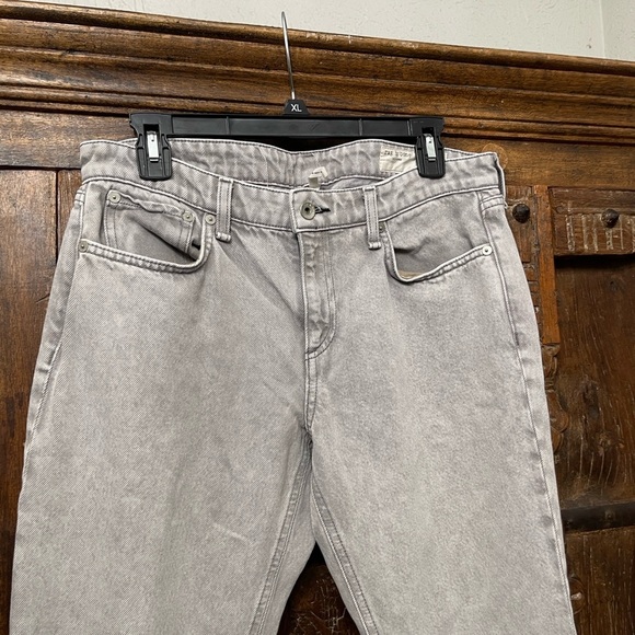Rag & Bone Dre Low-Rise Slim Boyfriend Jeans 29 Gray / Dust Wash - Picture 8 of 10